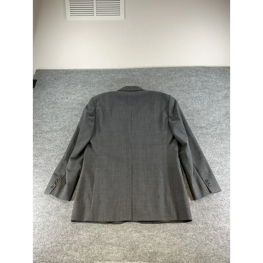 Brooks Brothers 346 Blazer Mens 41R Gray 97% Wool Stretch Sport Coat 2 Button Cl